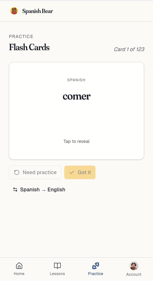 Spanish Bear