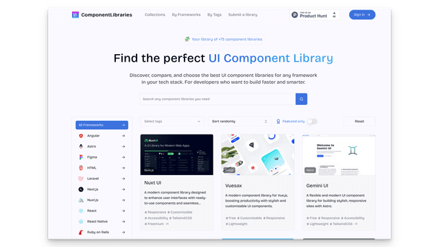 Componentlibraries.com