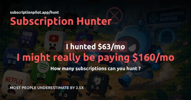 Subscription Hunter