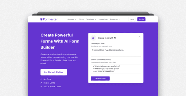 Formester Inc