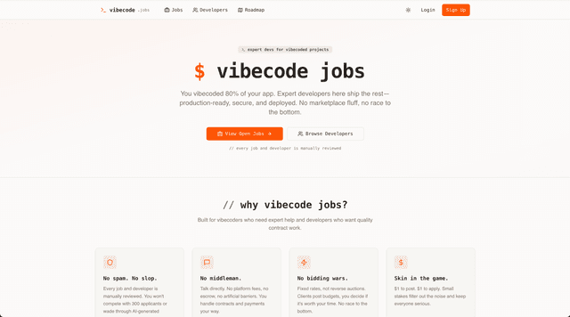 Vibecode Jobs