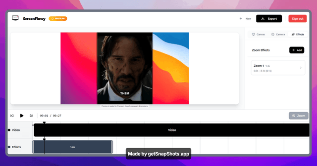 Screen Flowy