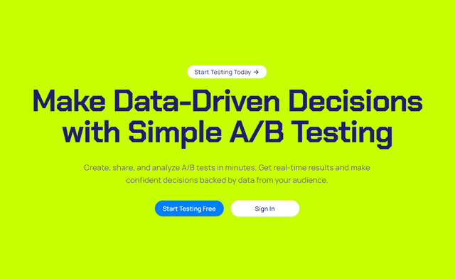 A/B Test Live