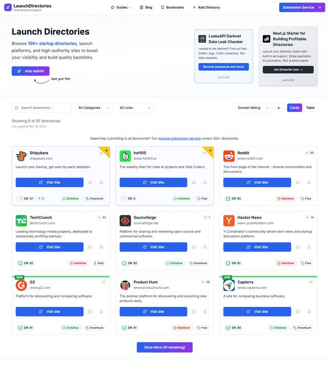 LaunchDirectories