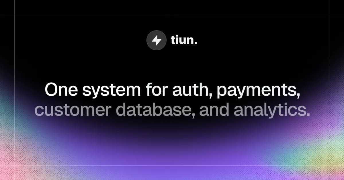 Social preview (og:image) of tiun.io